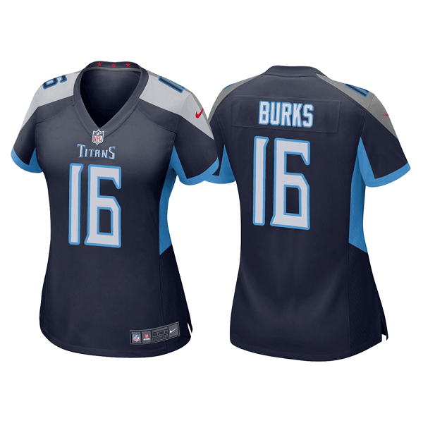 Women's Tennessee Titans #16 Treylon Burks Navy Vapor Untouchable Limited Stitched Football Jersey(Run Small) Women's Tennessee Titans #16 Treylon Burks Navy Vapor Untouchable Limited Stitched Football Jersey(Run Small)